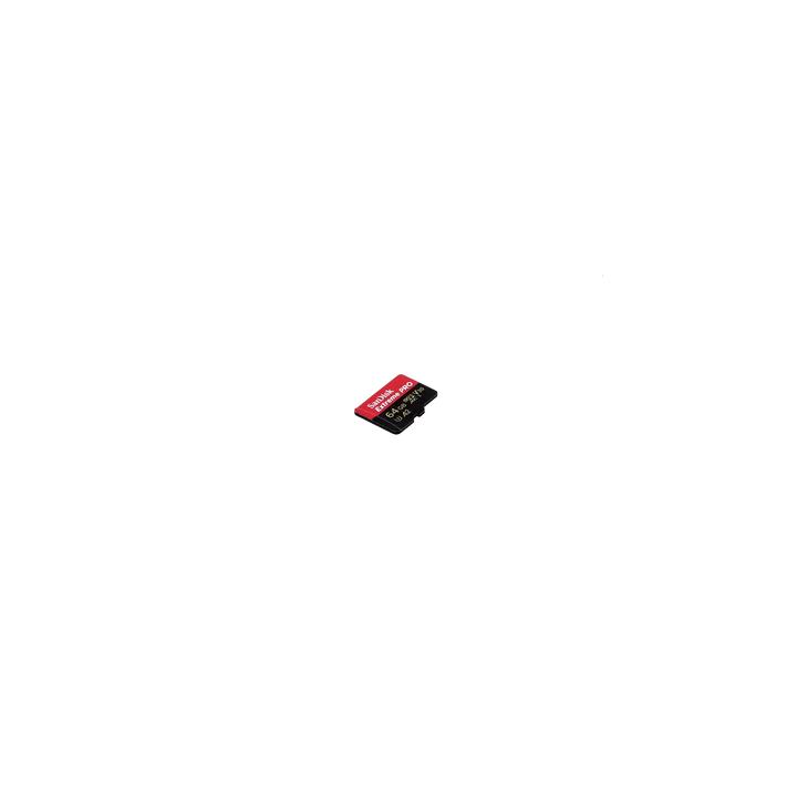 SANDISK EXTREME PRO MICROSD CARD 64GB, INCLUYE ADAPTADOR