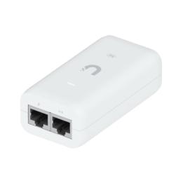 Inyector / Adaptador POE UniFi U-POE (48 VDC, 0.32 A hasta 15W) puerto Gigabit, ideal para equipos UniFi, incluye cable