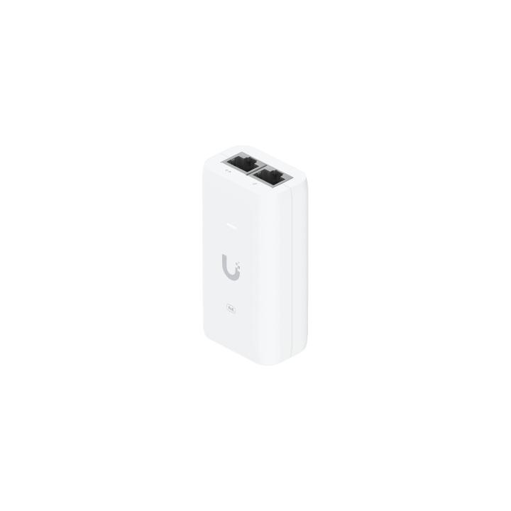 Inyector / Adaptador POE UniFi U-POE (48 VDC, 0.32 A hasta 15W) puerto Gigabit, ideal para equipos UniFi, incluye cable