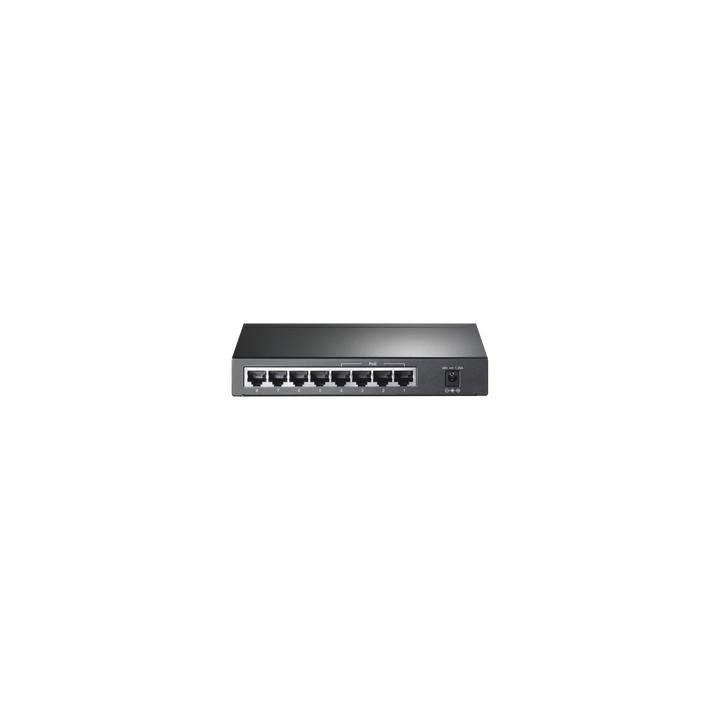 Switch Gigabit PoE+ no administrable de 8 puertos 10/100/1000 Mbps, solo 4 puertos PoE, para escritorio