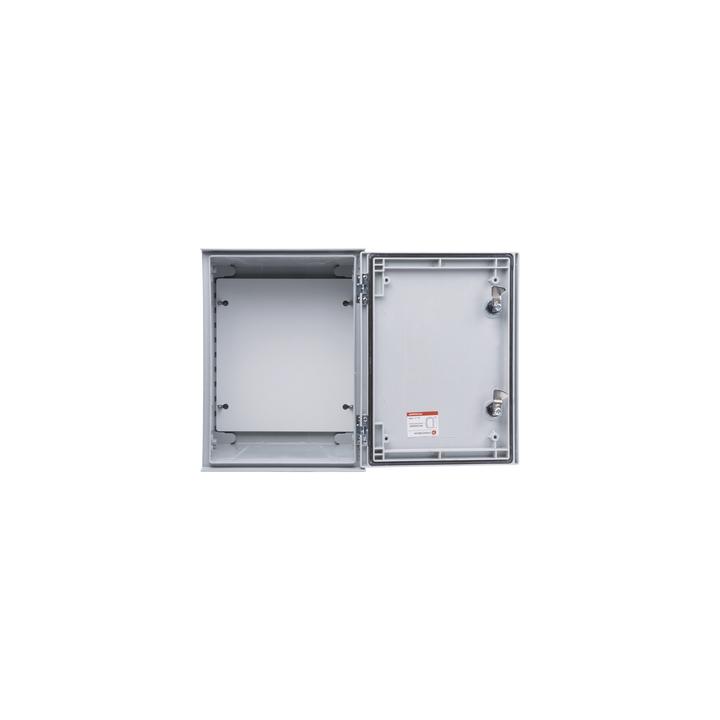 Gabinete de Poliéster IP65 Uso en Intemperie (300 x 400 x 200 mm) con Placa Trasera Interior de Plástico (Incluye