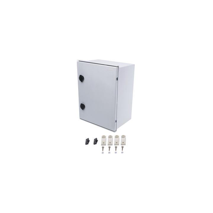 Gabinete de Poliéster IP65 Uso en Intemperie (300 x 400 x 200 mm) con Placa Trasera Interior de Plástico (Incluye