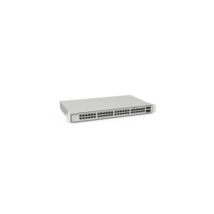 Switch Administrable Capa 3 con 48 puertos Gigabit + 4 SFP+ para fibra 10Gb, gestión gratuita desde la nube