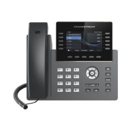 Teléfono IP Wi-Fi, Grado Operador, 10 líneas SIP con 5 cuentas, pantalla a color 4.3", puertos Gigabit, Bluetooth,