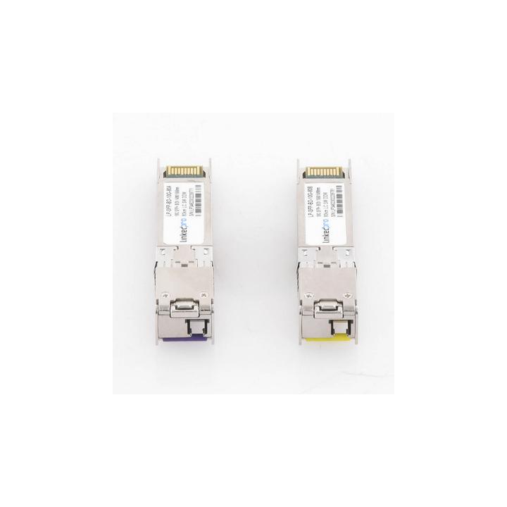 Transceptores Ópticos Bidireccionales SFP+ (Mini-Gbic) / Monomodo 1490 & 1550 nm / 10 Gbps / 10GBASE-BX / Conector