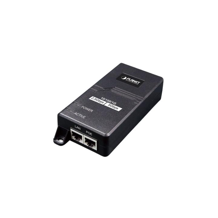 Inyector PoE 802.3 af/at, Hasta 30 W, con Puertos de 10/100/1000Mbps/ 2.5 Gbps/5 Gbps