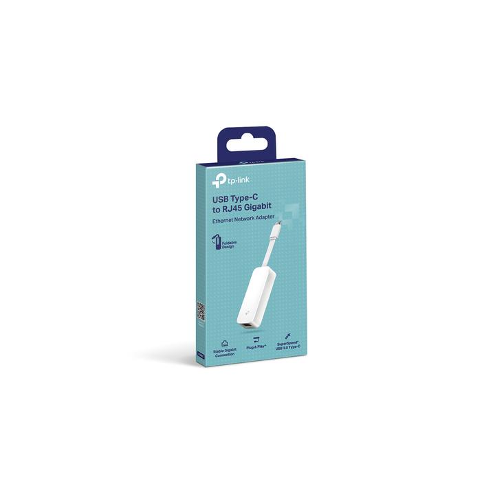 Adaptador de red Ethernet RJ45 10/100/1000Mbps a USB tipo C