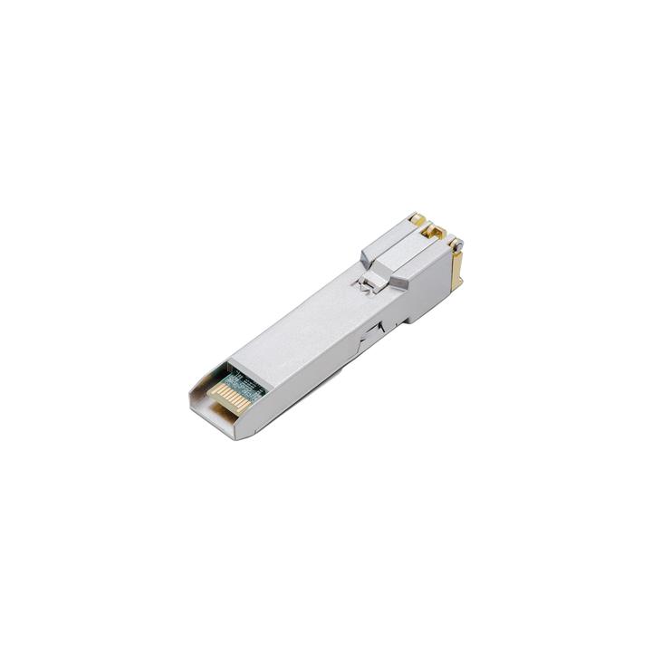 Transceptor mini-GBIC SFP+ RJ45 / Admite 10GBASE-T, 5GBASE-T, 2.5GBASE-T, 1000BASE-T y 100BASE-TX /  Distancia Hasta 30