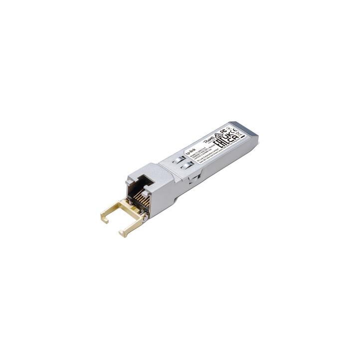 Transceptor mini-GBIC SFP+ RJ45 / Admite 10GBASE-T, 5GBASE-T, 2.5GBASE-T, 1000BASE-T y 100BASE-TX /  Distancia Hasta 30