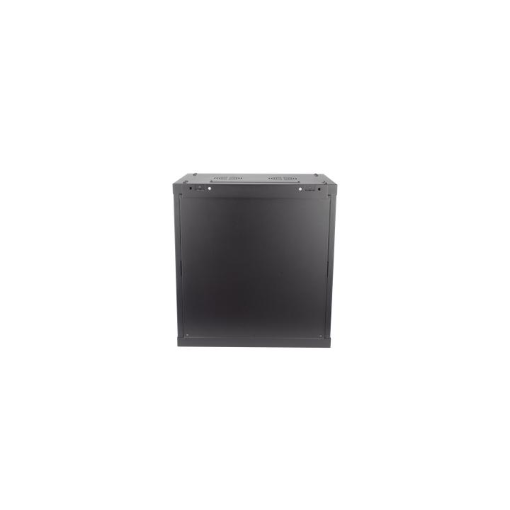 Gabinete para Montaje en Pared - Piso / Puerta de Cristal Templado / Cuerpo Fijo / 12 Unidades de Rack / 19" /