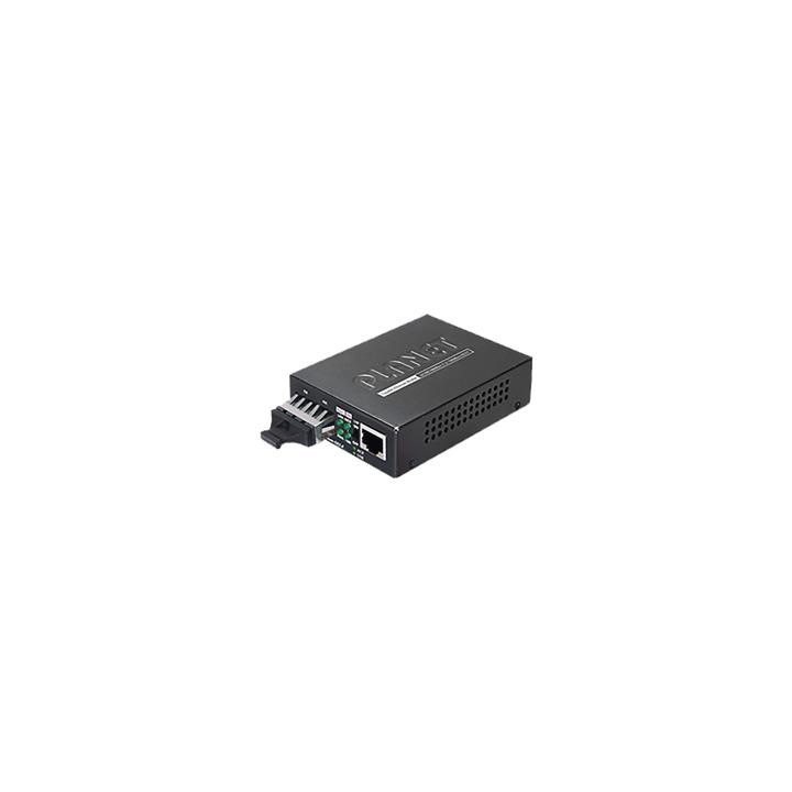 Convertidor de Medios 1000 Mbps UTP/Fibra Óptica Mono-Modo Hasta 20 Km, Conector SC