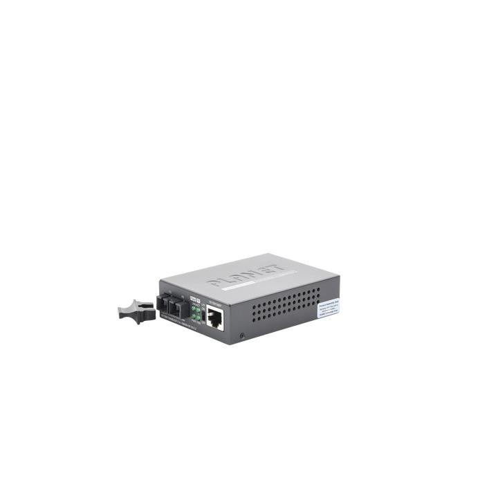 Convertidor de Medios 1000 Mbps UTP/Fibra Óptica Mono-Modo Hasta 20 Km, Conector SC
