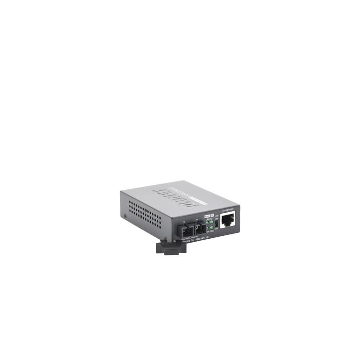 Convertidor de Medios 1000 Mbps UTP/Fibra Óptica Mono-Modo Hasta 20 Km, Conector SC