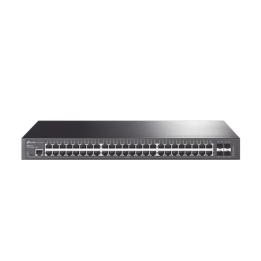 Switch Omada SDN Administrable / 48 puertos Gigabit y 4 puertos SFP+ / Funciones sFlow, QinQ y QoS / Administración