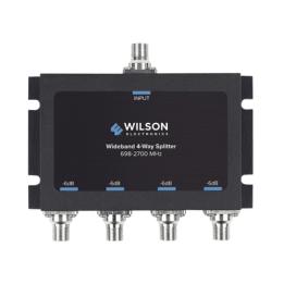 Divisor de potencia de 4 vías para la distribución de señal a dos antenas de servicio | 6 dB de pérdida por puerto