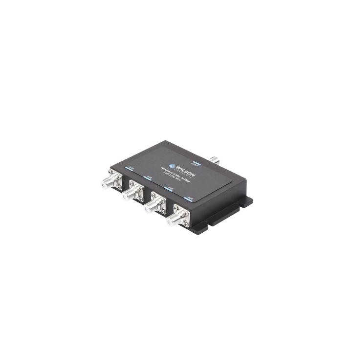 Divisor de potencia de 4 vías para la distribución de señal a dos antenas de servicio | 6 dB de pérdida por puerto