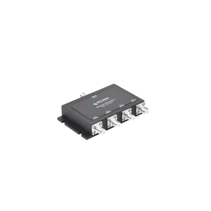 Divisor de potencia de 4 vías para la distribución de señal a dos antenas de servicio | 6 dB de pérdida por puerto