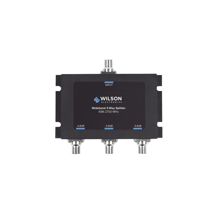 Divisor de potencia de 3 vías para la distribución de señal a tres antenas de servicio | 4.8 dB de pérdida por