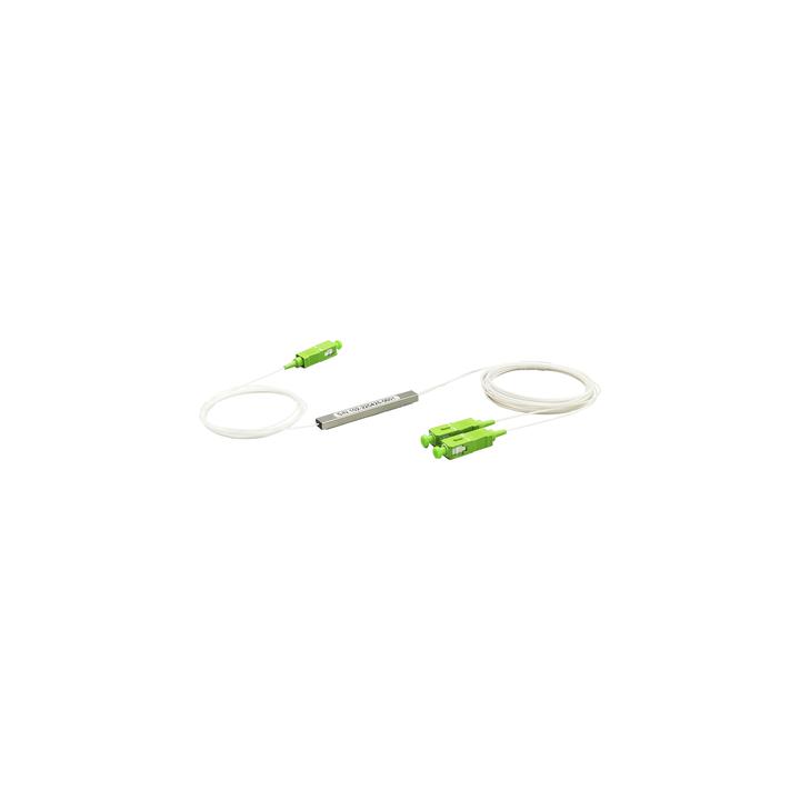 Splitter (Divisor Óptico) tipo PLC, de 1x2, conectores SC/APC