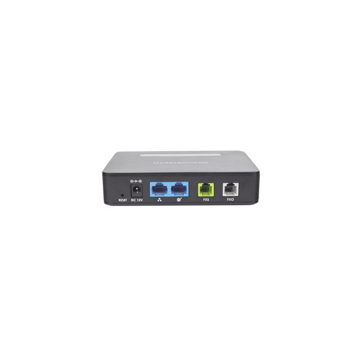 Adaptador de Teléfono Analógico híbrido de 1 Puerto FXS (conectar teléfono analógico) y 1 Puerto FXO (conectar