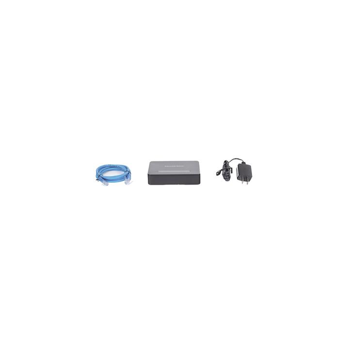 Adaptador de Teléfono Analógico híbrido de 1 Puerto FXS (conectar teléfono analógico) y 1 Puerto FXO (conectar