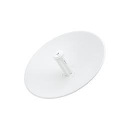 PowerBeam airMAX AC hasta 450 Mbps, frecuencia 5 GHz (5150 - 5875 MHz) con antena tipo plato de 27 dBi, radomo incluido