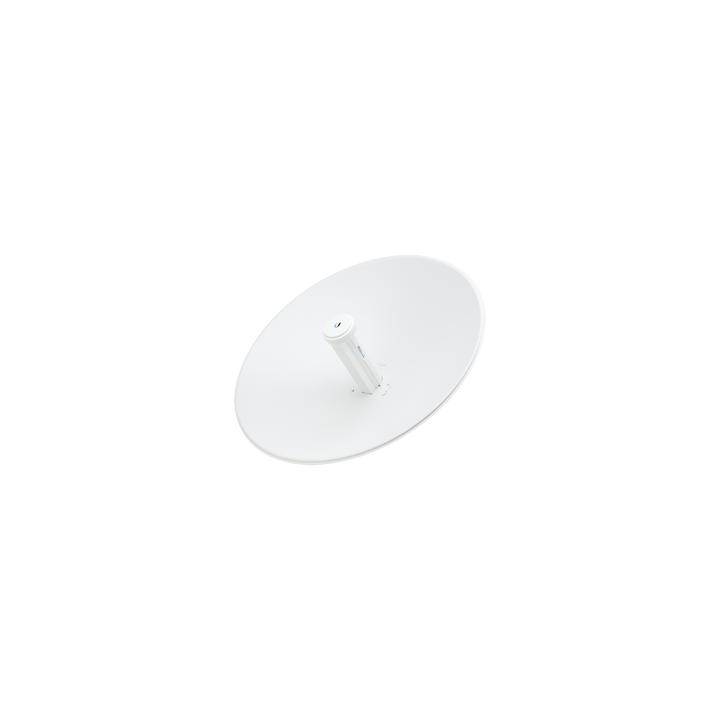 PowerBeam airMAX AC hasta 450 Mbps, frecuencia 5 GHz (5150 - 5875 MHz) con antena tipo plato de 27 dBi, radomo incluido