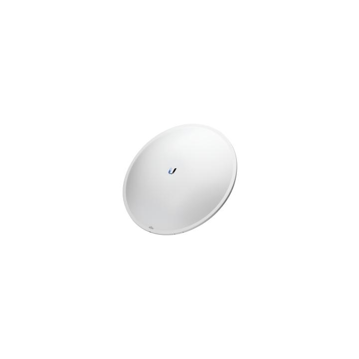 PowerBeam airMAX AC hasta 450 Mbps, frecuencia 5 GHz (5150 - 5875 MHz) con antena tipo plato de 27 dBi, radomo incluido