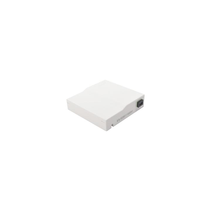 Caja Terminal de Fibra Óptica (Roseta) con un Acoplador SC/APC, Color Blanco