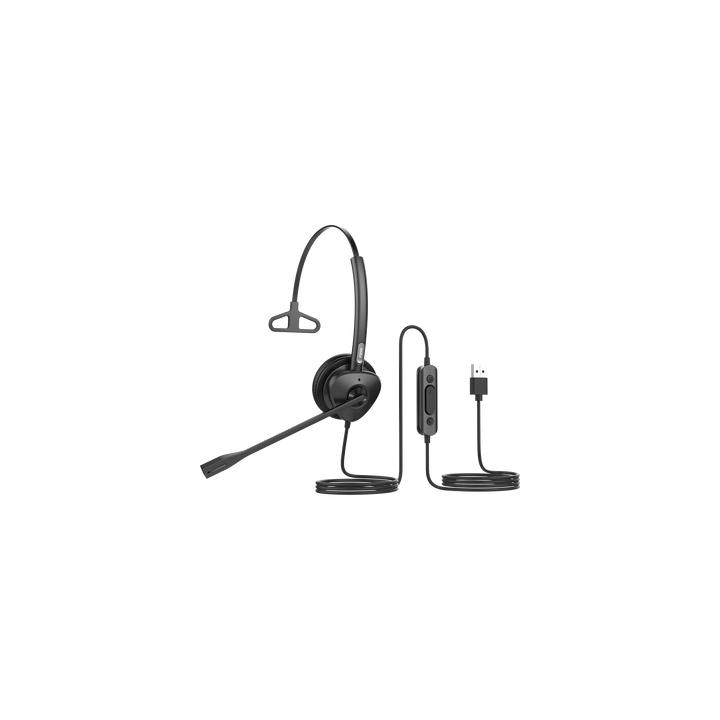 Diadema monoaural con tecnología antishock para teléfonos IP FANVIL con interfaz USB con micrófono de cancelación