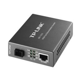 Convertidor Fibra Óptica WDM Monomodo / 1 puerto RJ45 10/100 Mbps / 1 puerto SC/UPC 100 Mbps /  Hasta 20 Km / Para su