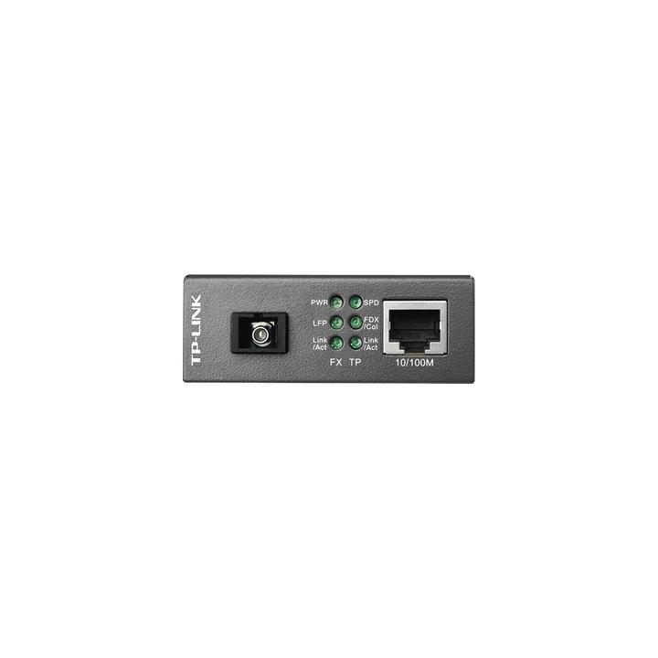 Convertidor Fibra Óptica WDM Monomodo / 1 puerto RJ45 10/100 Mbps / 1 puerto SC/UPC 100 Mbps /  Hasta 20 Km / Para su