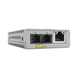 Convertidor de medios Gigabit, conector SC Distancia (20KM) Monomodo Versión TAA