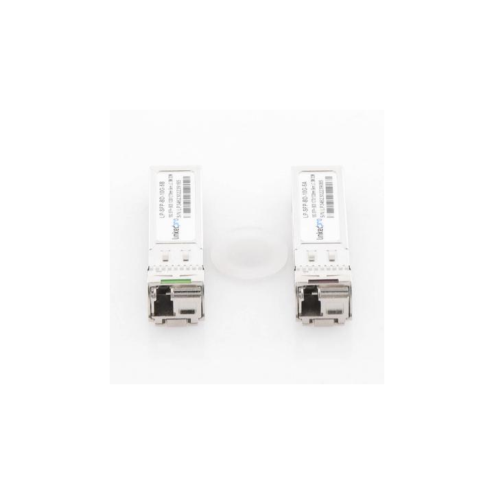 Transceptores Ópticos Bidireccionales SFP+ (Mini-Gbic) / Monomodo 1270 & 1330 nm / 10 Gbps / 10GBASE-BX / Conector