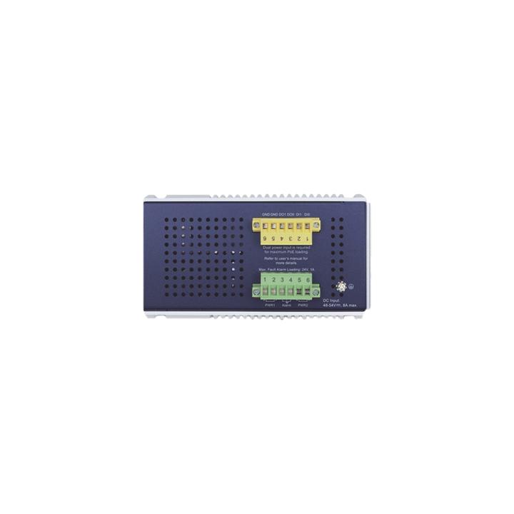Switch Industrial Administrable Capa 3, Con 8 Puertos PoE Gigabit 802.3bt, 2 Puertos SFP de 1 G / 2.5 G, 2 Puertos SFP