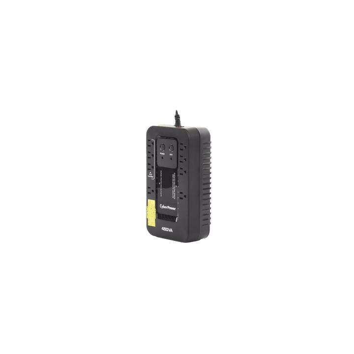 UPS de 450 VA/260 W, Topología Standby con Modo Ahorrador ECO, Entrada 120 Vca NEMA 5-15P, Con 8 Tomas NEMA 5-15R