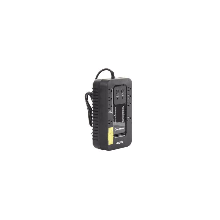UPS de 450 VA/260 W, Topología Standby con Modo Ahorrador ECO, Entrada 120 Vca NEMA 5-15P, Con 8 Tomas NEMA 5-15R