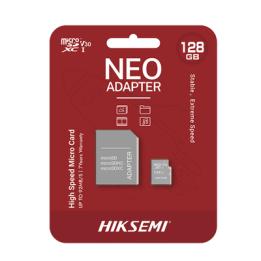 Memoria microSD con Adaptador Ideal para Celular o Tablet / 128 GB / Multipropósito / Clase 10 / 92 MB/s Lectura / 50