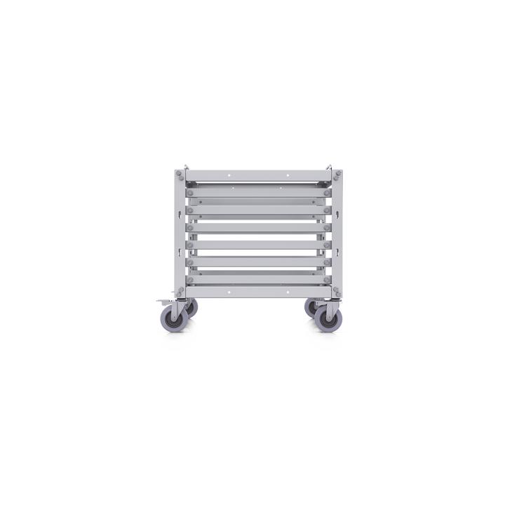 Rack Abierto 6U Compacto y Apilable sin Herramientas para Equipos UniFi, Ensamblaje Toolless, Ruedas con Seguro y