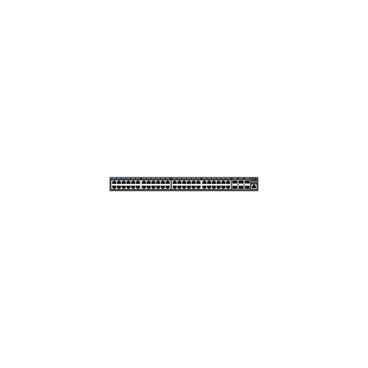 Switch Capa 3 PoE+ Administrable / 48 puertos 10/100/1000 Mbps + 6 Puertos SFP+ de 10 Gigabits / Hasta 740W /