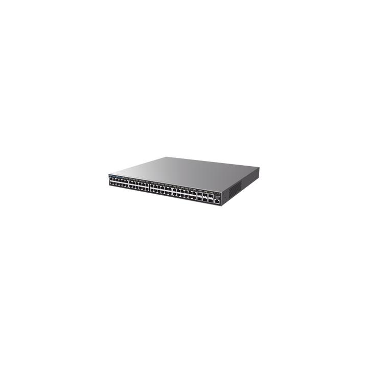 Switch Capa 3 PoE+ Administrable / 48 puertos 10/100/1000 Mbps + 6 Puertos SFP+ de 10 Gigabits / Hasta 740W /