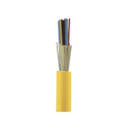 Cable de Fibra Óptica de 24 Hilos, Monomodo OS2 9/125, Interior, Tight Buffer 900um, No Conductiva (Dieléctrica),