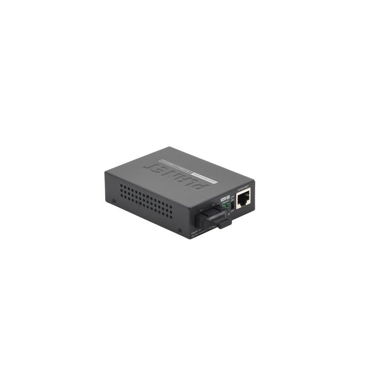 Convertidor de Medios UTP/ Fibra Óptica de 1000 Mbps, Multi-Modo, Hasta 550 m, Conector SC