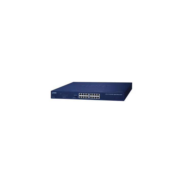 Switch No Administrable Gigabit de 16 Puertos 10/100/1000 Mbps, Con Modo Extendido Para Distancias de Hasta 200 m