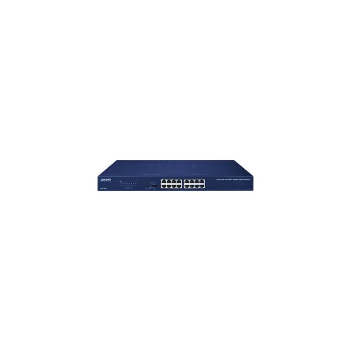 Switch No Administrable Gigabit de 16 Puertos 10/100/1000 Mbps, Con Modo Extendido Para Distancias de Hasta 200 m