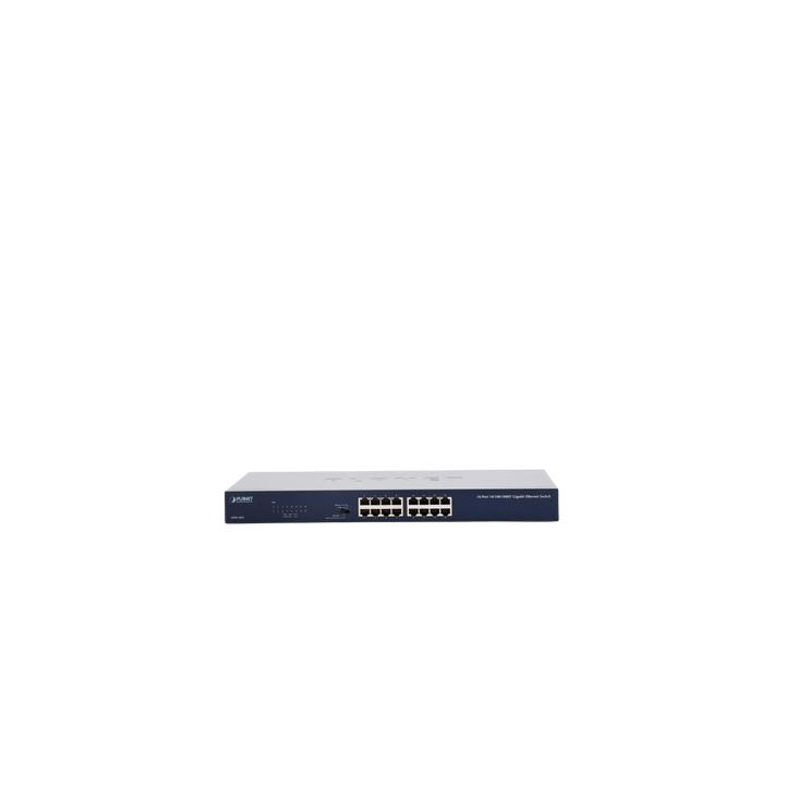 Switch No Administrable Gigabit de 16 Puertos 10/100/1000 Mbps, Con Modo Extendido Para Distancias de Hasta 200 m
