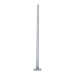 Poste de Acero Galvanizado para Videovigilancia, 3 m de altura.