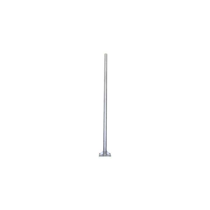 Poste de Acero Galvanizado para Videovigilancia, 3 m de altura.