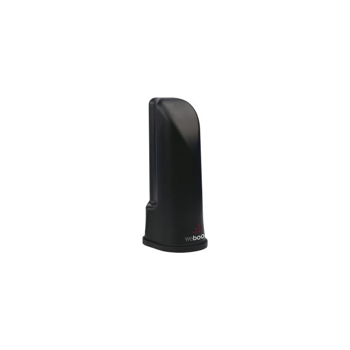 Antena de escritorio tipo cilindro color negra. Cubre las bandas de frecuencia celular. Especial para amplificadores y