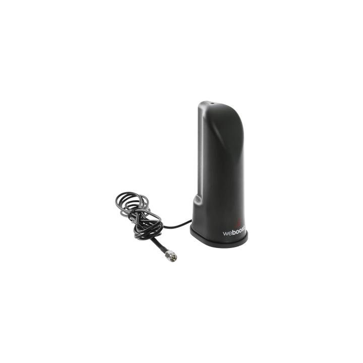 Antena de escritorio tipo cilindro color negra. Cubre las bandas de frecuencia celular. Especial para amplificadores y